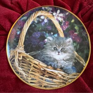 Room for One More by Nancy Matthews Limited Edition Kitten Collector Plate